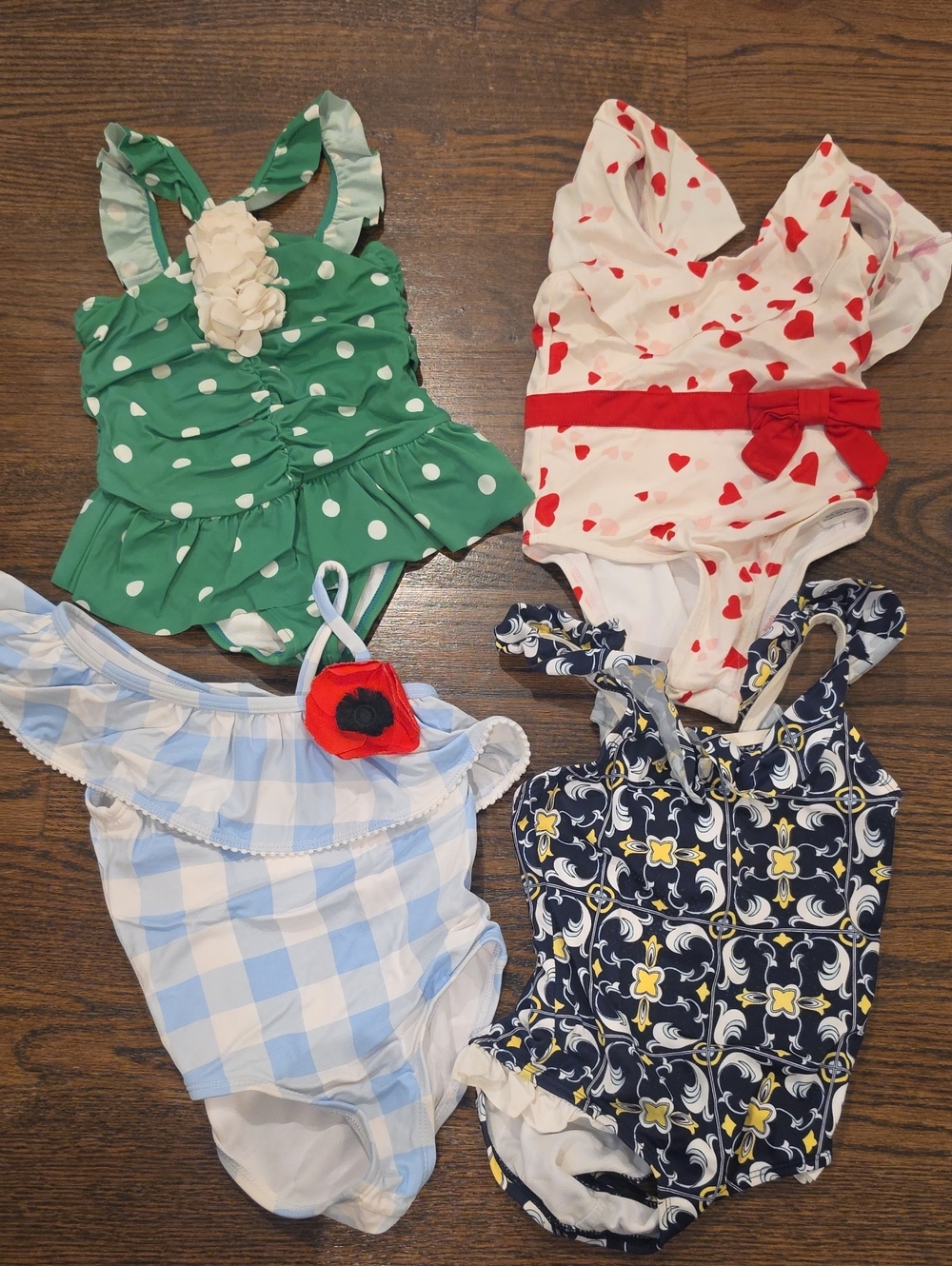 Janie & Jack Girls' One-Piece Swimsuits 2T